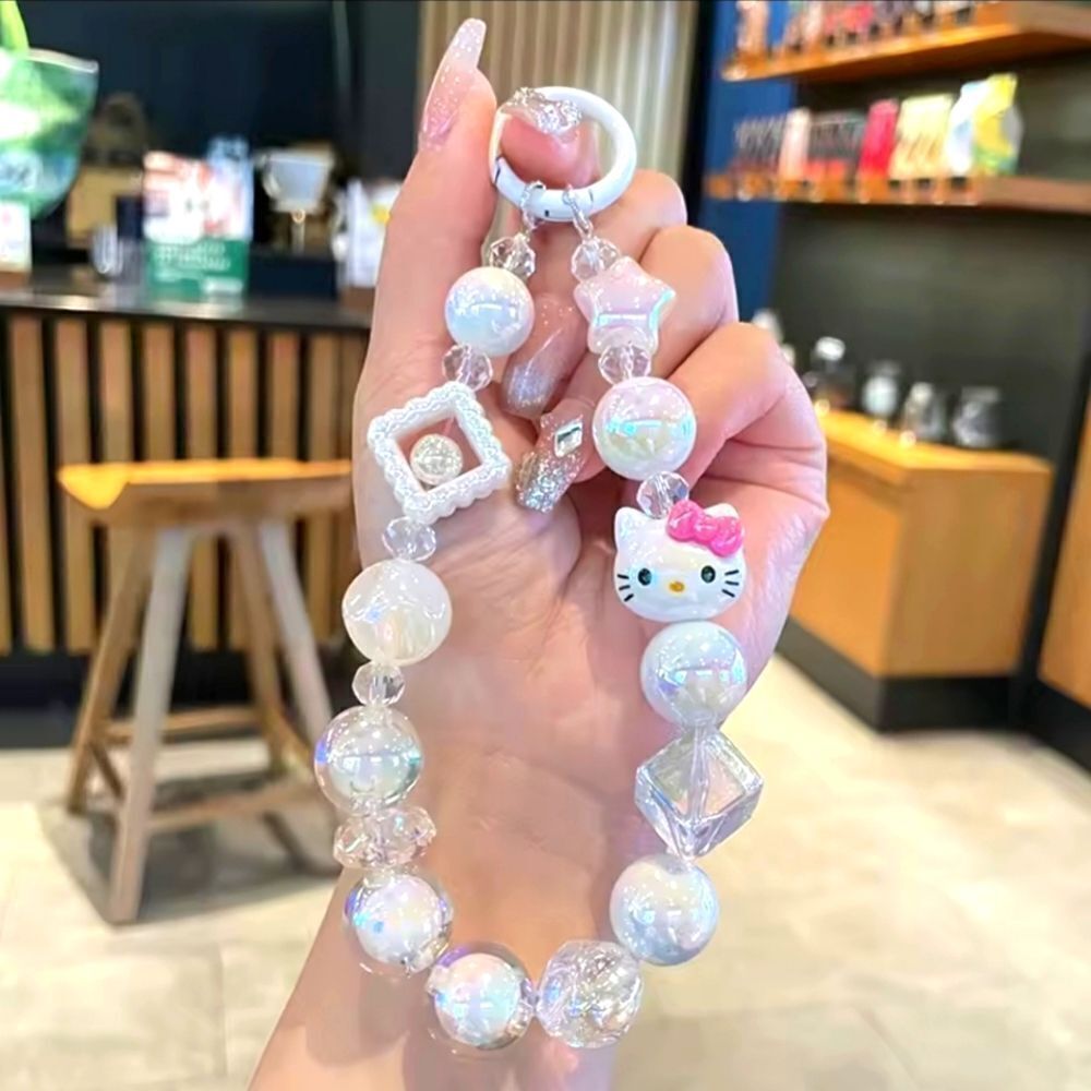 Brand New Handmade Hello Kitty Phone Charms Keychain